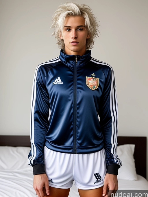related ai porn images free for Athlete One Skinny 18 Seductive Sexy Face White Hair Messy Russian Front View Soccer