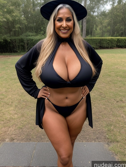 related ai porn images free for One Huge Boobs Busty Thick Tanned Skin Laughing 70s Indian Front View Halloween Microkini Thong Witch Firefighter