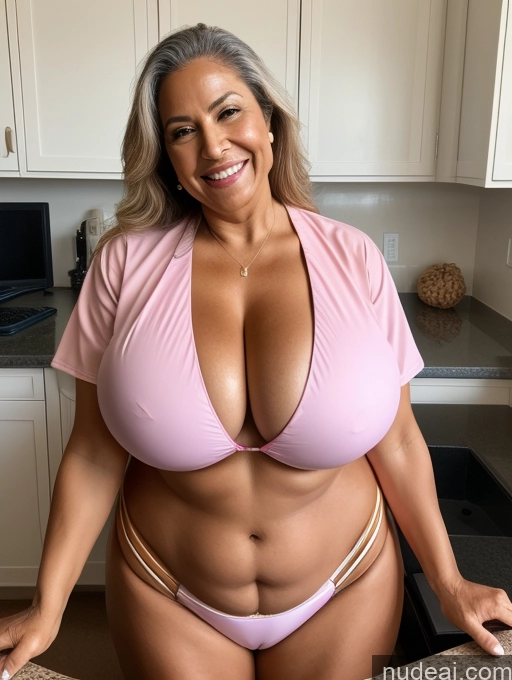 related ai porn images free for One Busty Huge Boobs Thick Tanned Skin Laughing Front View Microkini Thong Brazilian 70s Lab Coat Professor