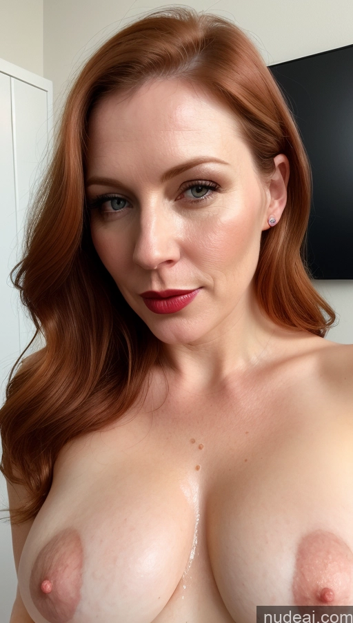 related ai porn images free for Woman One Beautiful Lipstick Fairer Skin Ginger British Cumshot Detailed 40s Busty