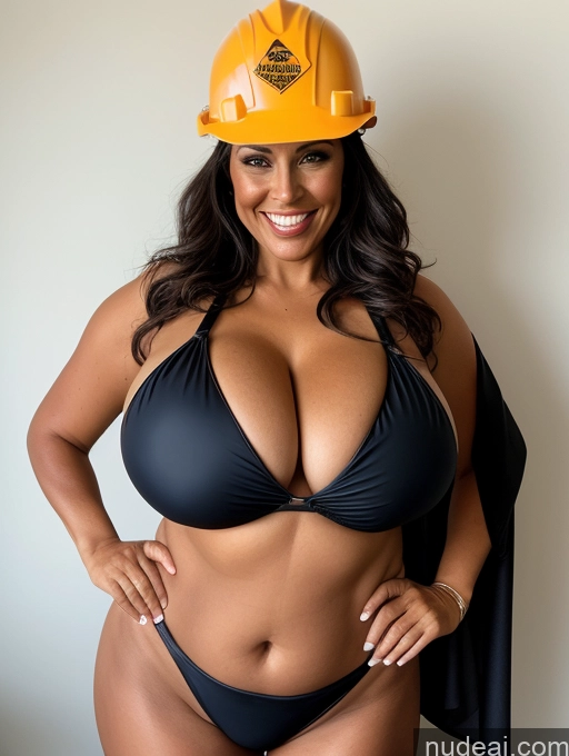 related ai porn images free for One Busty Huge Boobs Thick Tanned Skin 60s Laughing Front View Microkini Thong Halloween Witch Construction Worker