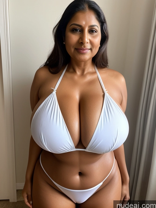 related ai porn images free for One Busty Huge Boobs Thick Tanned Skin 60s Sexy Face Indian Front View Maid Microkini Thong