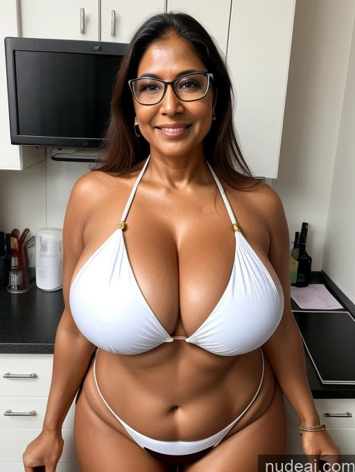 related ai porn images free for One Busty Huge Boobs Thick Tanned Skin 60s Sexy Face Indian Front View Microkini Thong Glasses Lab Coat
