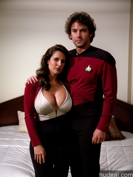 related ai porn images free for Woman + Man Several Busty Big Ass Chubby Big Hips Fairer Skin 30s Brunette Messy White Film Photo Party Cleavage Dark Lighting Detailed Star Trek TNG Uniforms: Captains Transparent