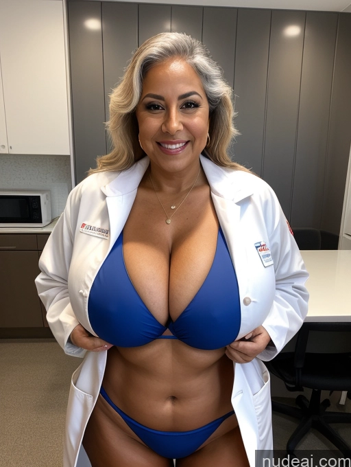 related ai porn images free for One Busty Huge Boobs Thick Tanned Skin Sexy Face Front View Microkini Thong 70s Lumberjack Latina Lab Coat Parka