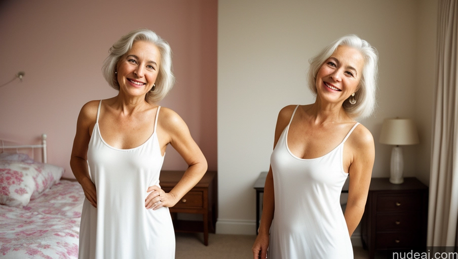 related ai porn images free for One Small Tits Small Ass Happy Long Hair Film Photo Front View Beautiful Tank Top Bedroom Woman White Hair Hungarian 80s Nightgown