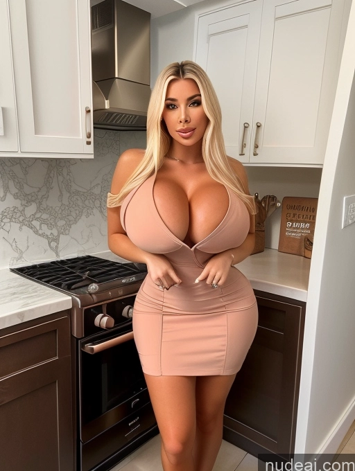 related ai porn images free for Bimbo Huge Boobs Two Kitchen Dress
