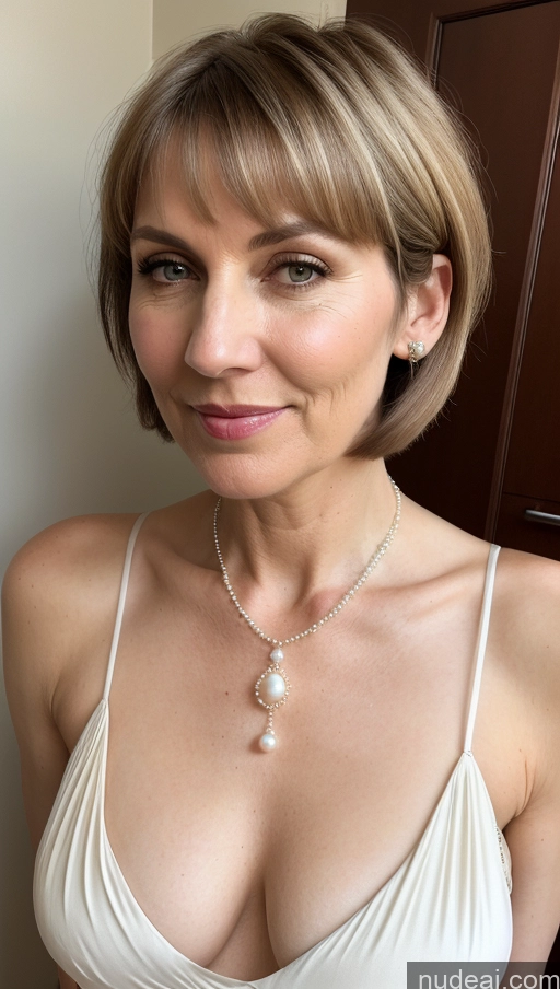 related ai porn images free for Skin Detail (beta) Fairer Skin Milf Brunette Swedish Skinny Perfect Boobs Short Hair Tunic Cleavage Pearl Jewelry