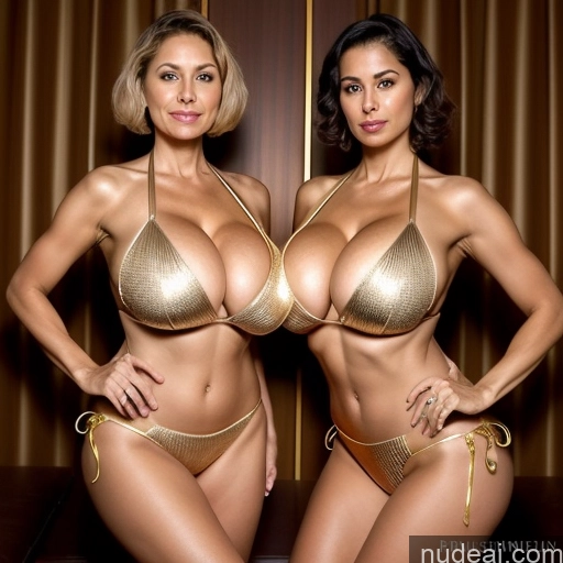 related ai porn images free for Two Huge Boobs Perfect Boobs Beautiful Perfect Body Pixie Front View Microkini Cleavage Gold Jewelry 70s