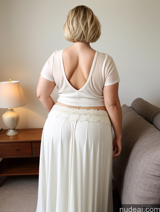related ai porn images free for 70s German Chubby Fat Big Hips Busty Big Ass Couch Detailed Blonde Pixie Back View Spreading Legs Long Skirt
