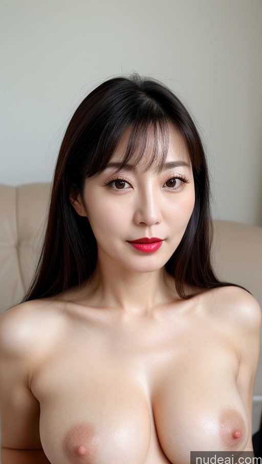related ai porn images free for Woman One Perfect Boobs Beautiful Lipstick Fairer Skin 40s Black Hair Korean Close-up View