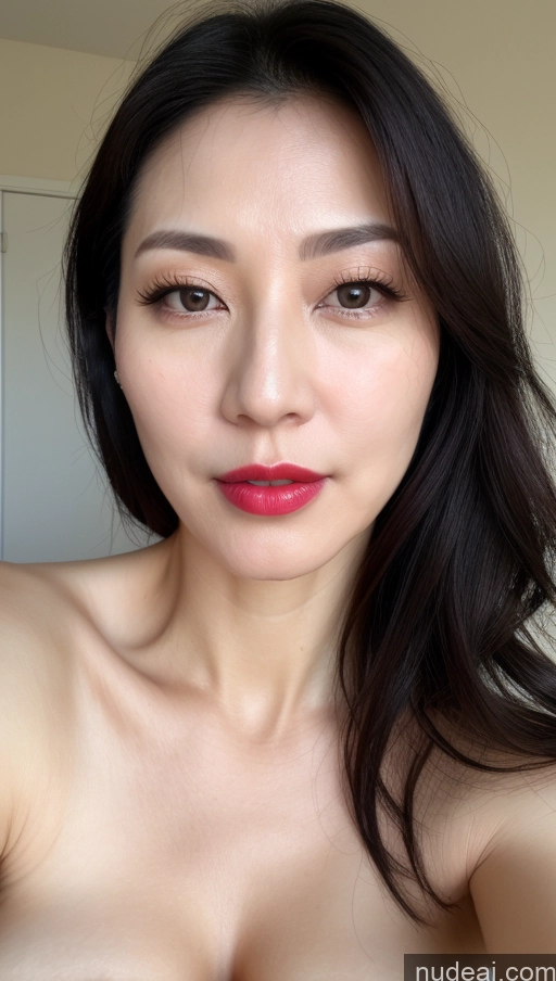 related ai porn images free for Woman One Perfect Boobs Beautiful Lipstick Fairer Skin 40s Black Hair Korean Close-up View