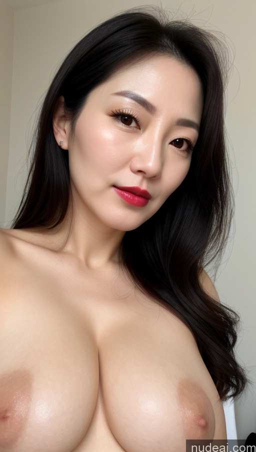 related ai porn images free for Woman One Perfect Boobs Beautiful Lipstick Fairer Skin 40s Black Hair Korean Close-up View