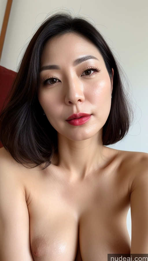 related ai porn images free for Woman One Perfect Boobs Beautiful Lipstick Fairer Skin 40s Black Hair Korean Close-up View