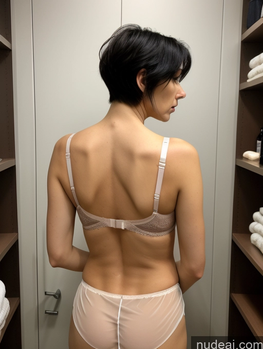 related ai porn images free for Tall Skinny Bra Nightgown Detailed Transparent Back View Changing Room Small Ass Small Tits Long Legs Czech Black Hair Pixie 40s Angry Sad Shocked
