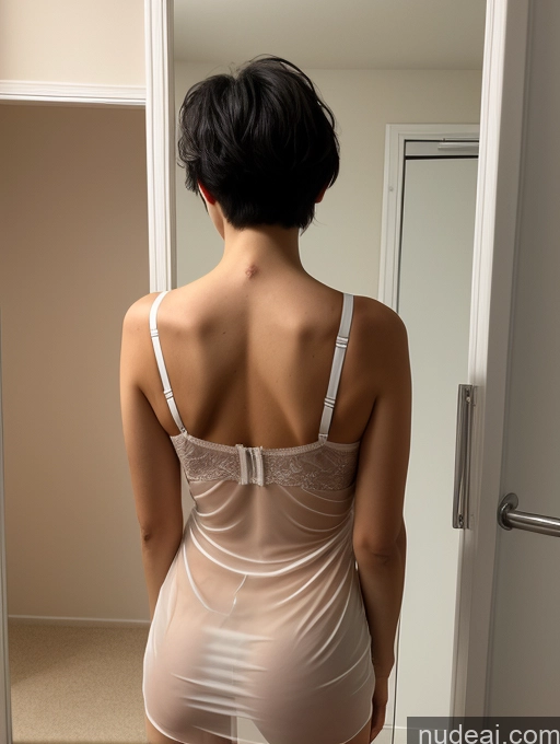 related ai porn images free for Tall Skinny Bra Nightgown Detailed Transparent Back View Changing Room Small Ass Small Tits Long Legs Czech Black Hair Pixie 40s Angry Sad Shocked