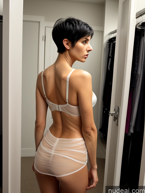related ai porn images free for Tall Skinny Bra Nightgown Detailed Transparent Back View Changing Room Small Ass Small Tits Long Legs Czech Black Hair Pixie 40s Angry Sad Shocked