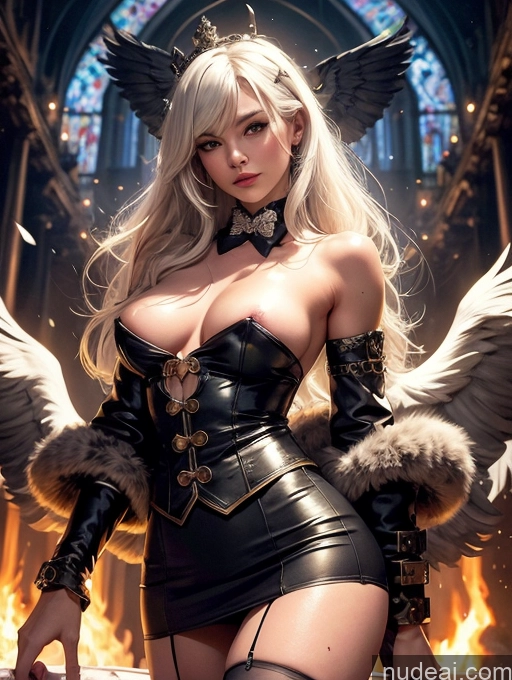 related ai porn images free for Skinny Bangs Long Hair Tanned Skin White Hair Bangs Church Flight Attendant Traditional GZCfinal Topless Woman Breasts Fantasy Style Jeff Easley Impasto, Wlop POV Focus Sex Regal Surrealist Thigh Socks Victorian Micro Skirt Steampunk Fur Tailcoat