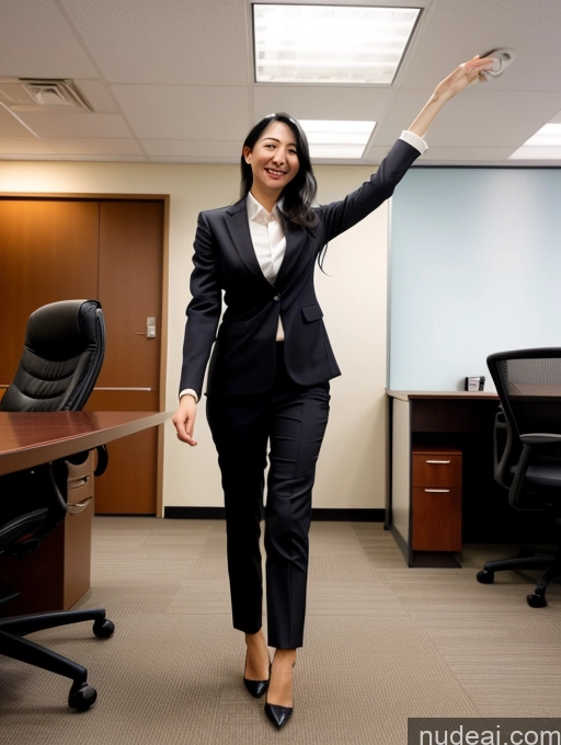 related ai porn images free for Skin Detail (beta) One Perfect Boobs Beautiful Skinny Tall Black Hair Front View T-pose Laughing Straight Suit Model 30s Office Japanese