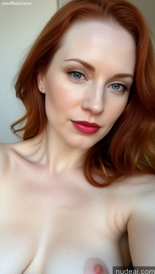 related ai porn images free for Woman One Beautiful Lipstick Fairer Skin Small Tits 30s Ginger White Close-up View Detailed