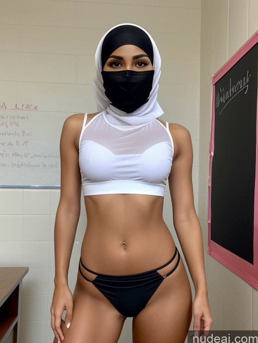 related ai porn images free for Pubic Hair Short Tanned Skin Indian Teacher Niqab Seductive 20s Spreading Legs Crop Top Mini Skirt