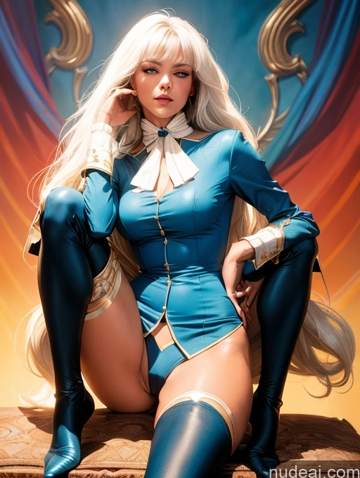 related ai porn images free for Bangs Long Hair Tanned Skin White Hair Bangs Straight High Socks Victorian GZCfinal Topless Woman Breasts Art By Boris Vallejo Boris Vallejo Art Style Fantasy Style Jeff Easley Impasto, Wlop POV Focus Sex Regal Flight Attendant Skinny Boots Thigh Socks