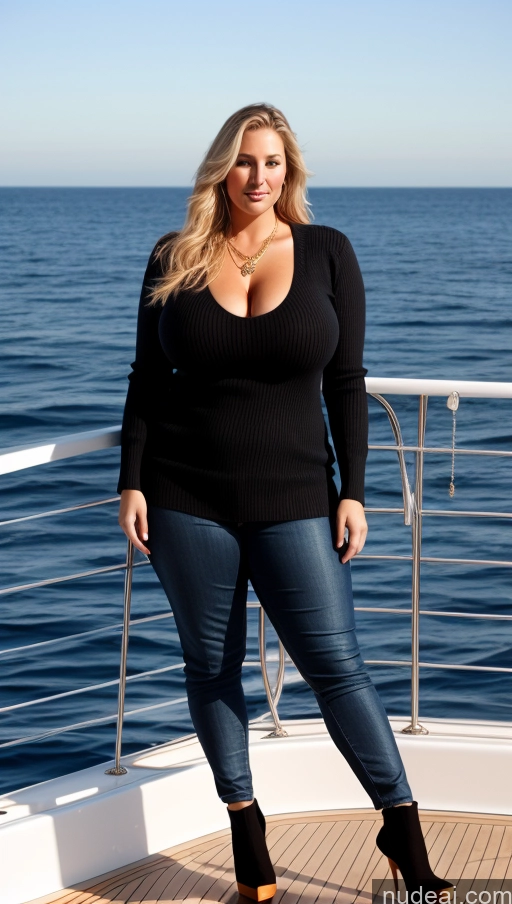 related ai porn images free for One Huge Boobs Big Ass Thick Big Hips White Jewelry Full Frontal Chubby Sweater Jeans High Heels Blonde Long Hair Fat Wife Or Girlfriend Sexy Face Seductive 40s Yacht