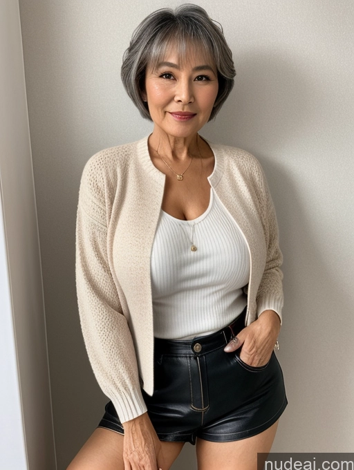 related ai porn images free for Milf Perfect Boobs Beautiful 70s Pixie Chinese Blouse Casual Jacket Professor Stylish Sweater Cleavage Detailed Sexy Face Bathroom