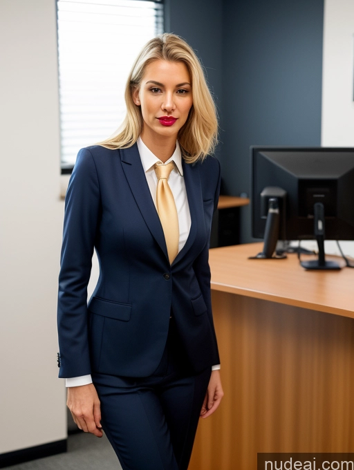 related ai porn images free for Perfect Boobs Beautiful Straight Skin Detail (beta) Woman One Tall Front View Sexy Face Skinny T-pose Lipstick 30s White Blonde Suit Shirt Casual Tie Office