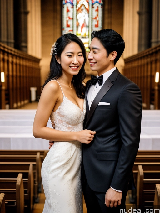 related ai porn images free for Two Small Tits Beautiful Perfect Boobs Skinny Tall Fairer Skin 20s Detailed Skin Detail (beta) Straight Seductive Woman + Man Happy Bright Lighting Suit Shirt Tie Casual Front View Wedding Church Asian Black Hair