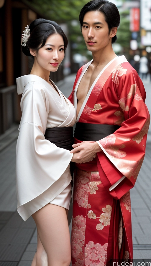 related ai porn images free for Detailed Kimono Front View Street Skin Detail (beta) Japanese Straight Black Hair Seductive 20s Perfect Boobs Small Tits Beautiful Skinny Tall Fairer Skin Bright Lighting Two Geisha Woman + Man