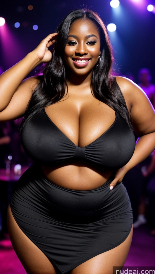 related ai porn images free for One Busty Huge Boobs Big Ass Thick Big Hips Happy Black Black Hair Woman 20s Chubby Full Frontal Long Hair Oiled Body Fat Club Dress Dark Skin