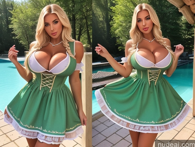 related ai porn images free for Bimbo Two Huge Boobs Dirndl