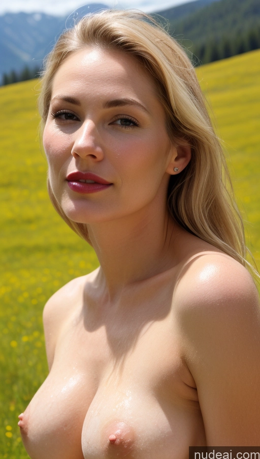 related ai porn images free for Woman One Small Tits Beautiful Lipstick Fairer Skin Blonde White Close-up View Detailed Meadow 40s Cumshot
