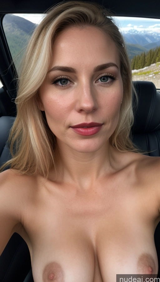 related ai porn images free for Woman One Small Tits Fairer Skin Blonde Close-up View Lipstick Detailed White Mountains Beautiful 40s Dark Lighting Cumshot