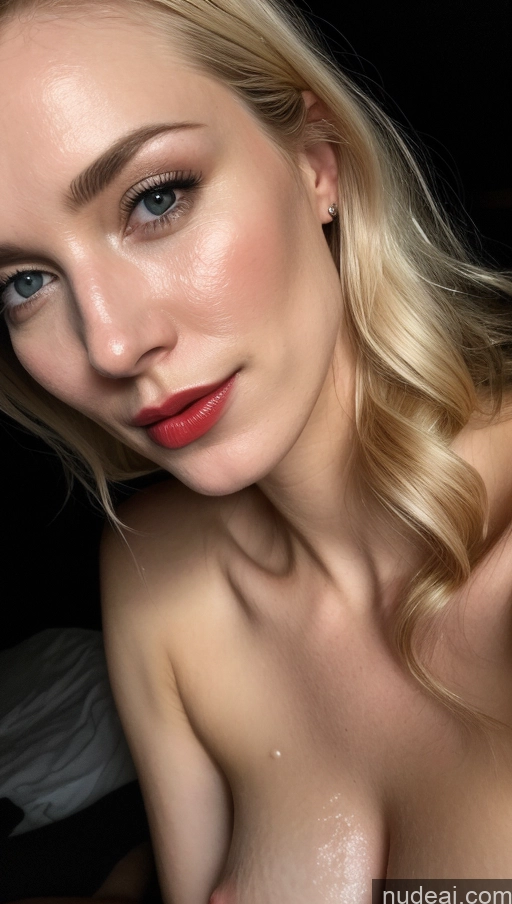 related ai porn images free for Woman One Small Tits Fairer Skin Blonde Close-up View Lipstick Detailed White Mountains Beautiful Dark Lighting Cumshot 30s