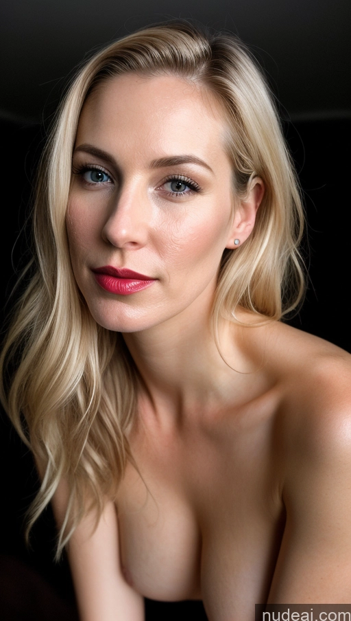 related ai porn images free for Woman One Small Tits Fairer Skin Blonde Close-up View Lipstick Detailed White Mountains Beautiful Dark Lighting Cumshot 40s