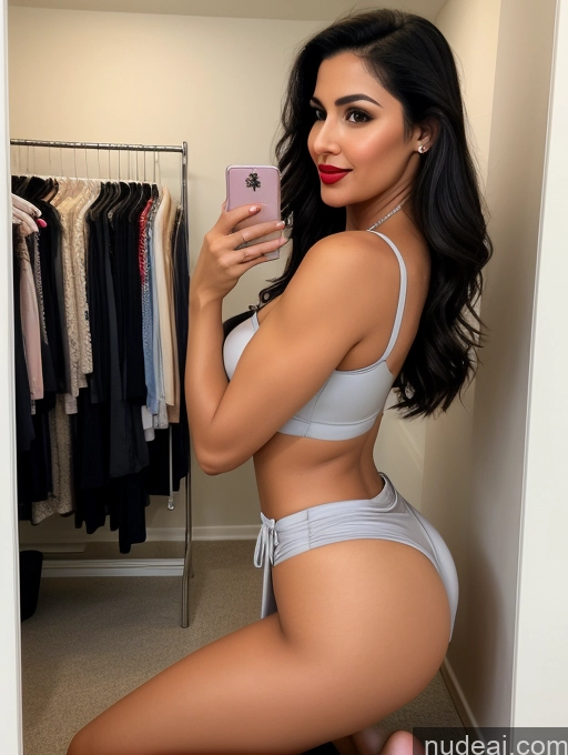 related ai porn images free for Woman Beautiful Crop Top Dress Busty Perfect Boobs Big Ass Lipstick Abs Perfect Body 30s Seductive Sexy Face Black Hair Long Hair Indian Changing Room Nightgown Side View Cleavage On Back