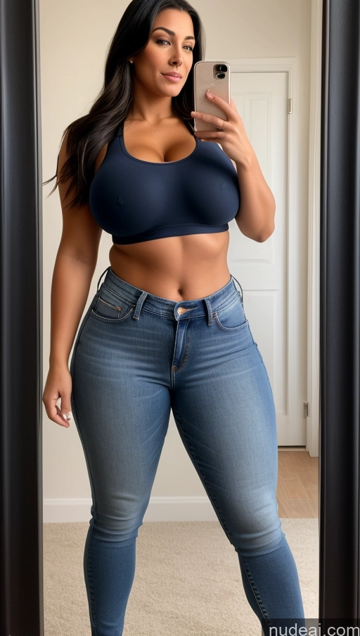 related ai porn images free for Athlete Perfect Boobs Busty Big Ass Big Hips Jeans Front View