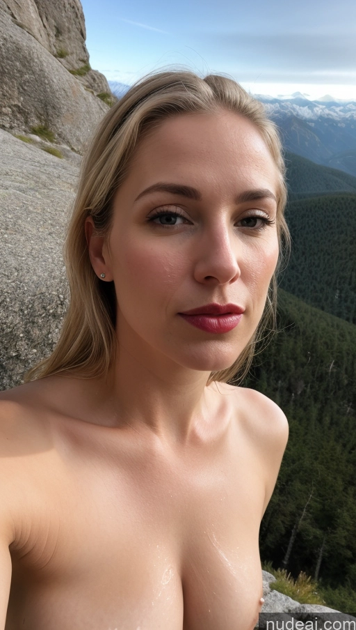 related ai porn images free for Woman One Small Tits Beautiful Lipstick Fairer Skin 40s Blonde White Close-up View Detailed Cumshot Mountains