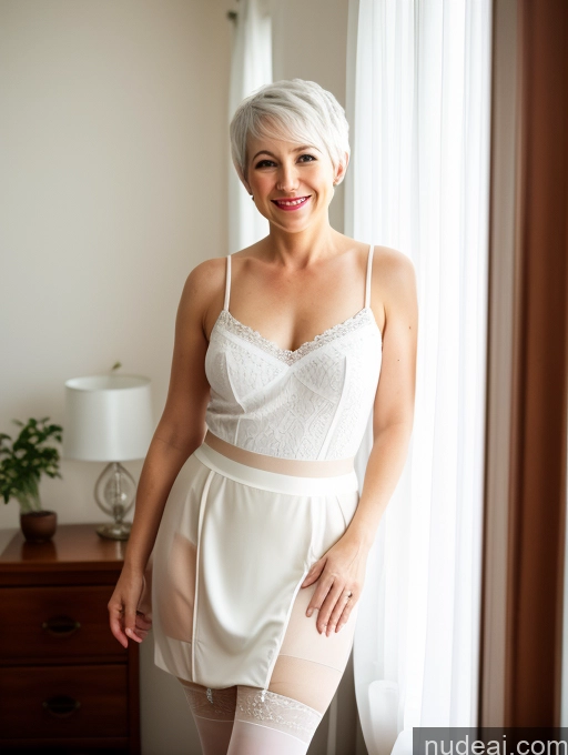 related ai porn images free for Short Big Hips Fairer Skin 40s Happy Russian Bedroom Small Tits Pixie White Hair Stockings Blouse Long Skirt