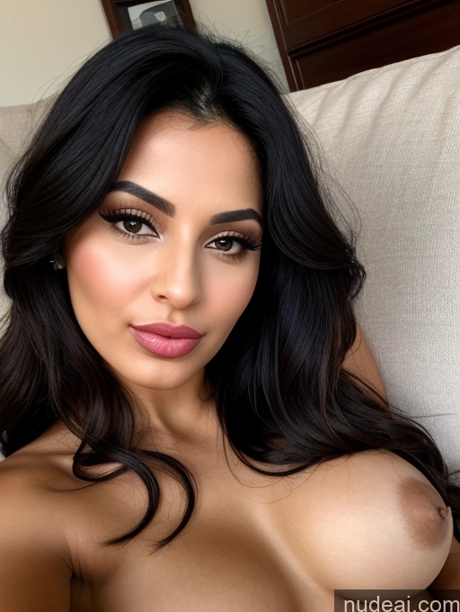 related ai porn images free for Woman Perfect Boobs Beautiful Perfect Body Pouting Lips Black Hair Long Hair Arabic Couch Nude 30s
