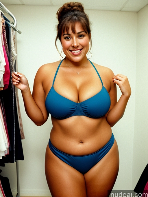 related ai porn images free for Thick Chubby Big Hips Pubic Hair Tanned Skin 40s Brunette Film Photo Changing Room Busty Happy 90s Bikini Woman Bangs Big Ass