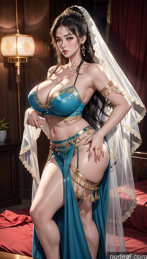 related ai porn images free for Bedroom China Goddess Fashion One Huge Boobs Big Ass Chubby Fairer Skin Ponytail Fishnet Dark Lighting Detailed Serious Oiled Body 40s Polynesian Tall Thick