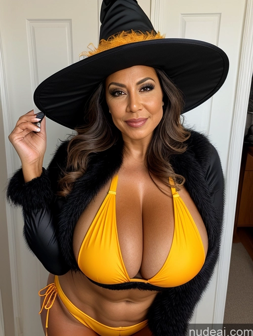 related ai porn images free for One Busty Huge Boobs Thick Tanned Skin Front View Microkini Thong 60s Halloween Witch Brazilian Fur Jacket Construction Worker