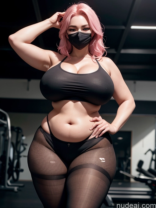 related ai porn images free for One Huge Boobs Busty Long Legs Big Ass Tall Film Photo Front View Detailed Dark Lighting Korean Face Mask Fairer Skin Gym Pantyhose Fishnet Transparent Pink Hair Massage 20s Chubby Fat