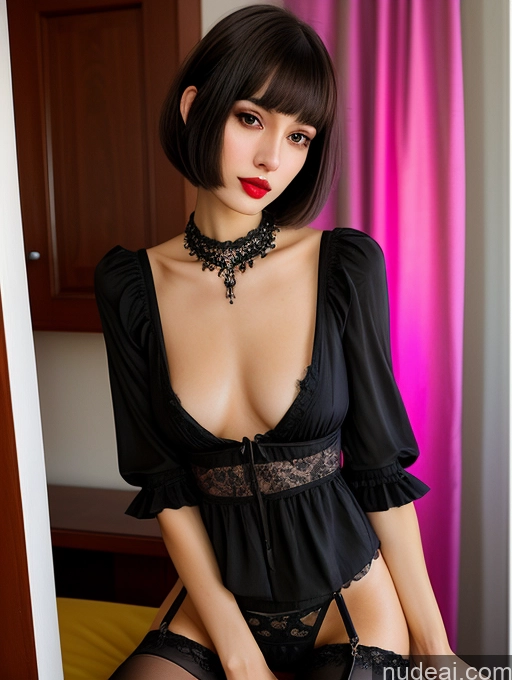 related ai porn images free for Woman One Small Tits Skinny Tall Long Legs Small Ass 18 Seductive Goth Gals V1 Bright Lighting Detailed Brunette Short Hair Brazilian