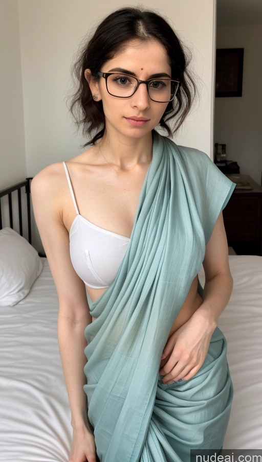 related ai porn images free for Short Fairer Skin 20s Small Tits Beautiful Glasses Skinny Small Ass Indian Sari Messy Serious