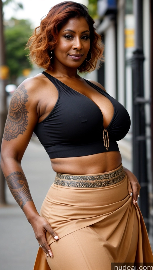 related ai porn images free for Beautiful Big Ass Thick Big Hips Ginger Cleavage Detailed Sexy Face Tall Dark Skin Tattoos 60s Seductive Indian Close-up View Pixie Blouse Long Skirt Muscular Busty Milf Street