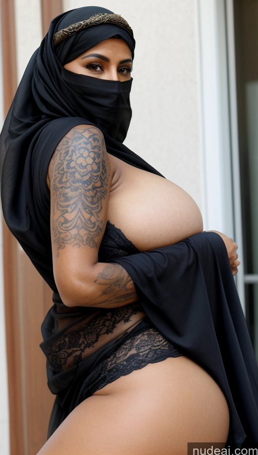 related ai porn images free for Milf Huge Boobs Beautiful Tattoos Muscular Big Ass Thick Big Hips Tall Dark Skin 50s Seductive Ginger Messy Arabic Street Close-up View Eating Niqab Sari Cleavage Detailed Sexy Face